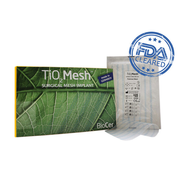 TiO2Mesh, malla quirúrgica titanizada
